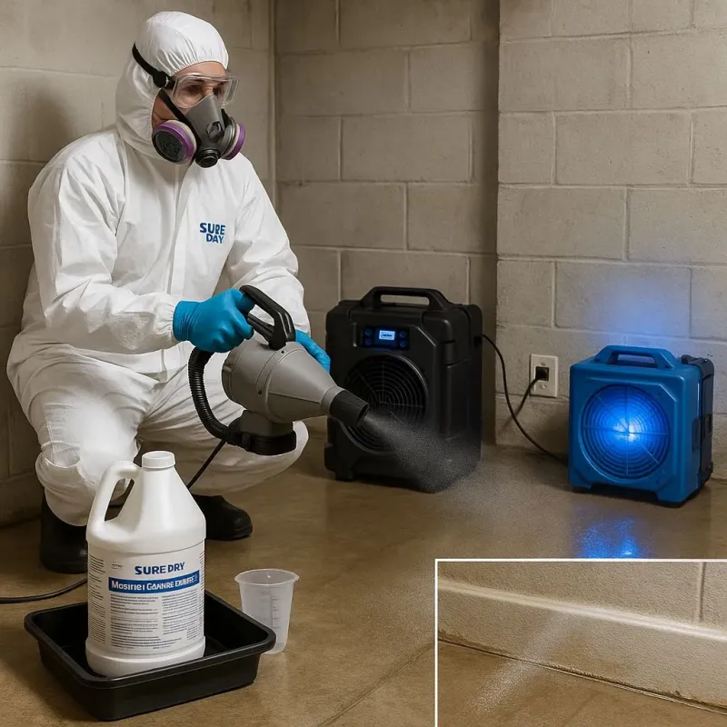 Sanitization and Odor Removal process in Mineral Springs, NC