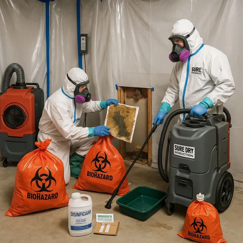 Contaminated Water Handling Protocols process in Mineral Springs, NC