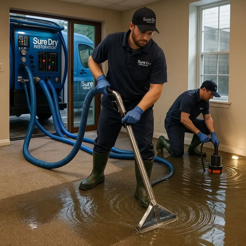 Water Extraction and Removal process in Mineral Springs, NC